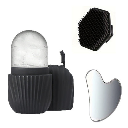 Facial Ice Roller and Scraping Board Set