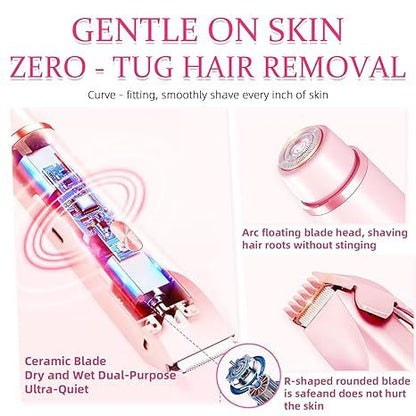 Dual Head Rechargeable Hair Removal Device
