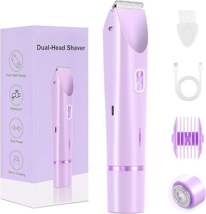 Dual Head Rechargeable Hair Removal Device