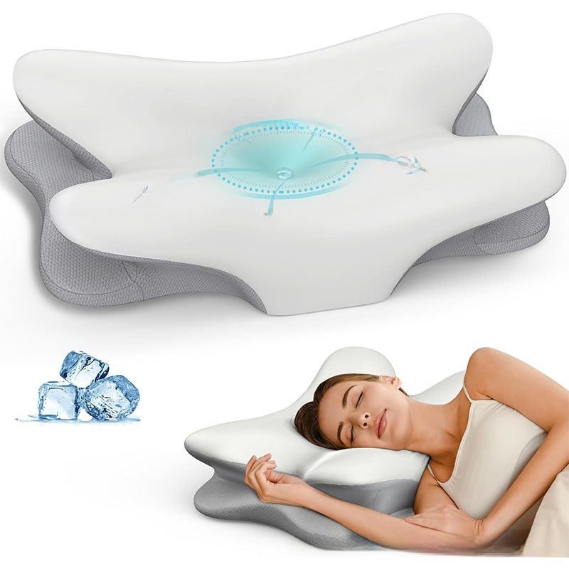 Butterfly Cervical Memory Foam Pillow