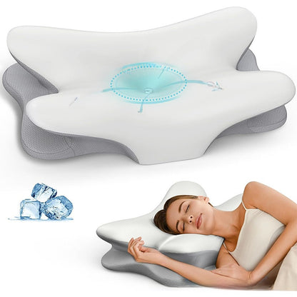 Butterfly Cervical Memory Foam Pillow